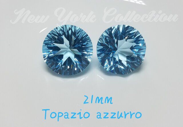 Moda Chic cristallo blu topazio pietre preziose diamanti anelli e